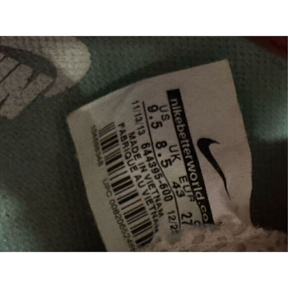 RARE Nike Lunarfly 306 JUST DO IT Light Crimson White Black‎ Sz 9.5 644395-600 main image 5